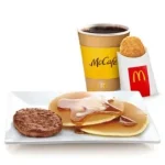 2 pc Hotcakes & Sausage with Hash Browns Meal