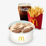 2 pc mushroom pepper steak and fries meal