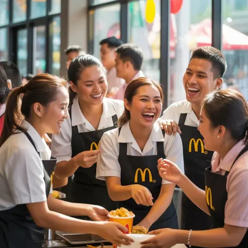 mcdonald employees working in philippines