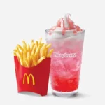 Rasberry McFloat & Medium Fries Combo