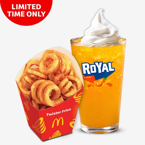 twister fries n royal mcfloat combo