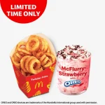 twister fries mc flurry strawberry oreo combo