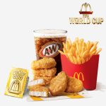 6 pc. Chicken McNuggets w Fries and AW Root Beer 6 pc. Chicken McNuggets w Fries and AW Root Beer